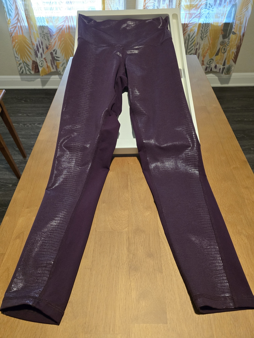 DYI Shiny Deep Purple Leggings